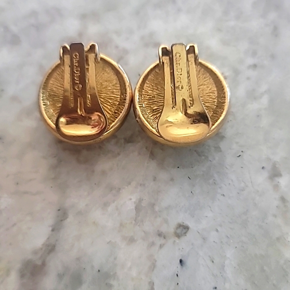 Vintage Dior Clip Earrings - Picture 3 of 3